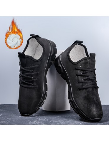 Women's Breathable Flying Woven Sneakers, Casual Solid Color Running Shoes, Lightweight Lace Up Athletic Shoes